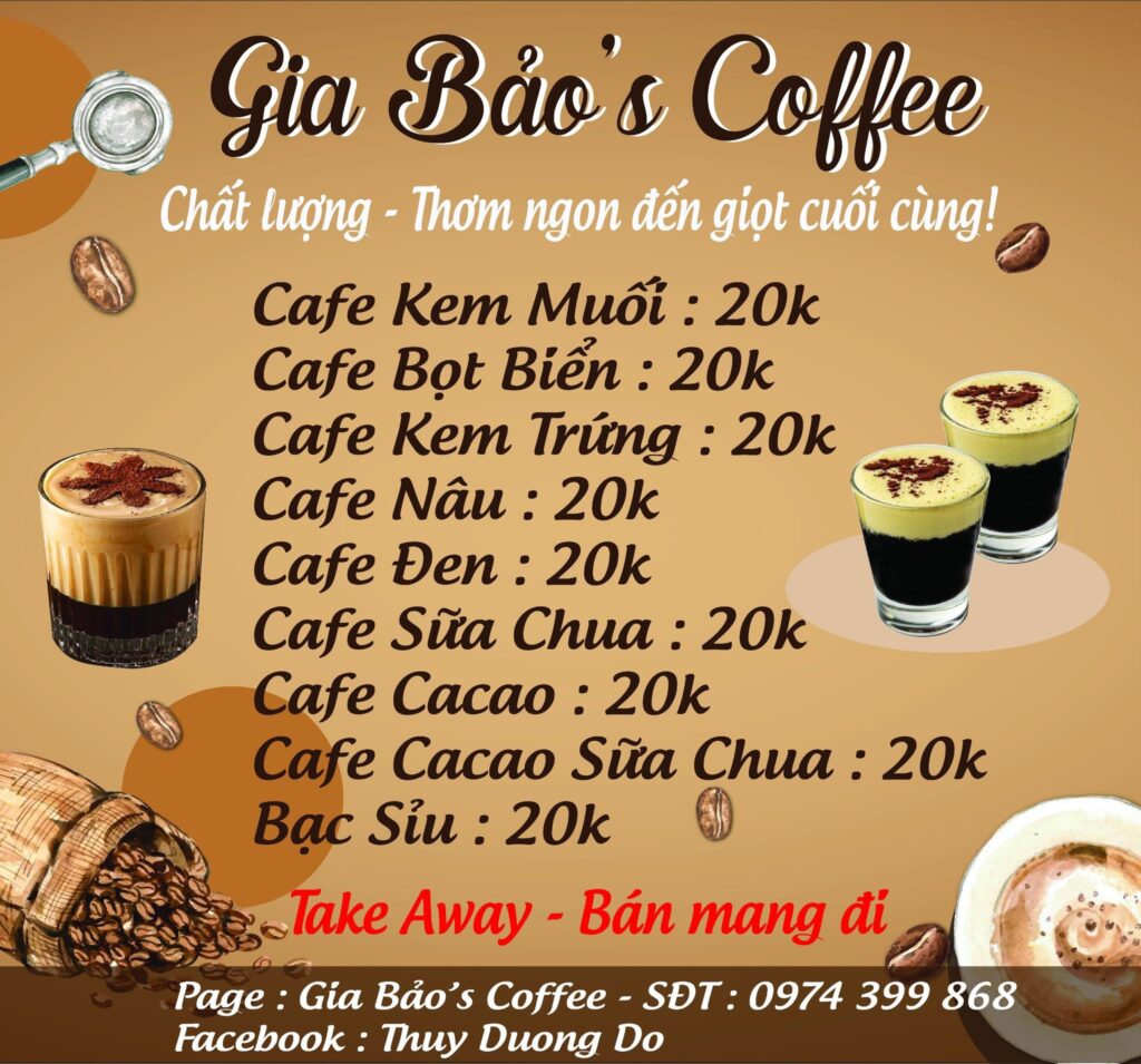 Cà phê ngon thái nguyên